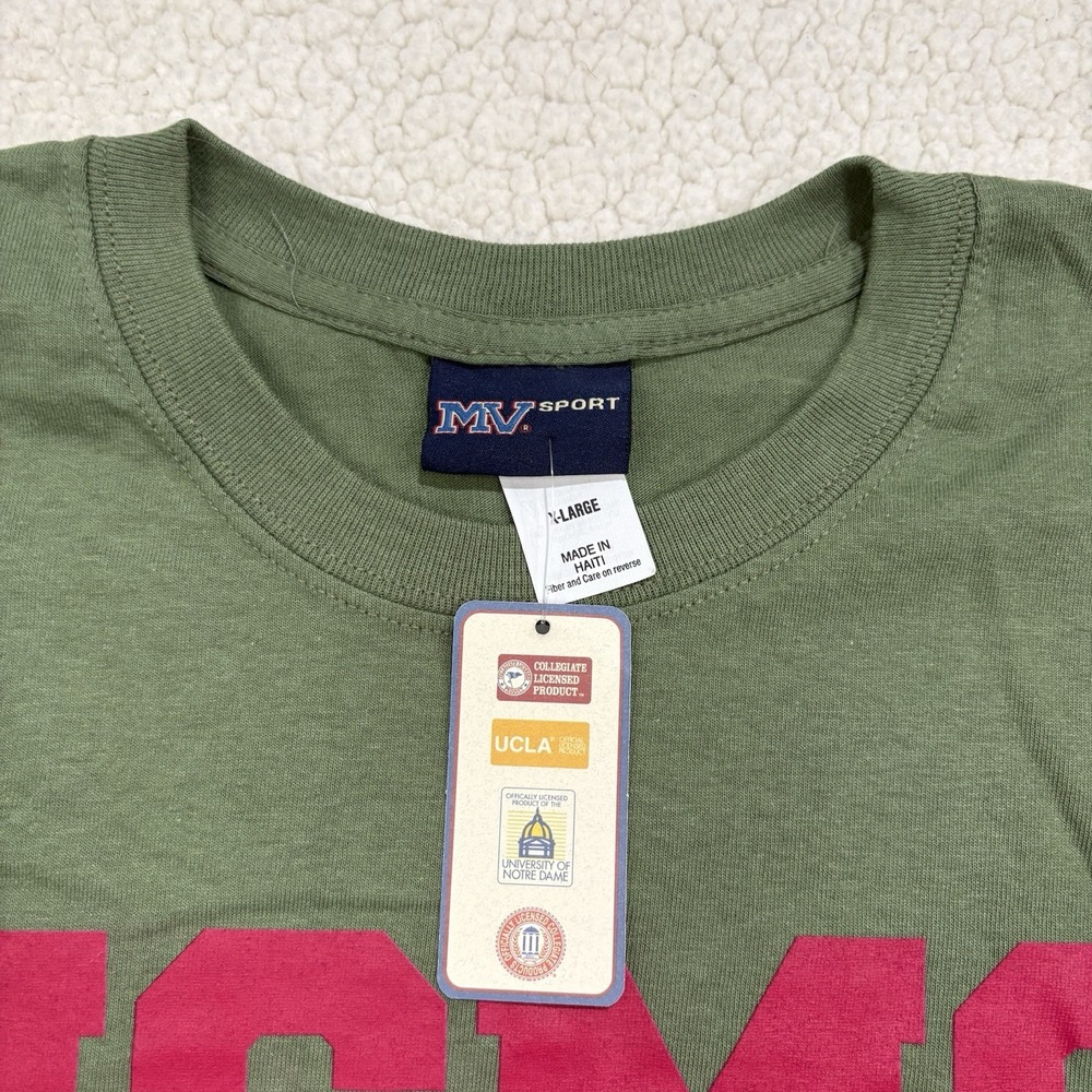 NWT USMC United States Marine Corp T-Shirt Green Red Size XL MV Sport Semper Fi - Picture 2 of 4
